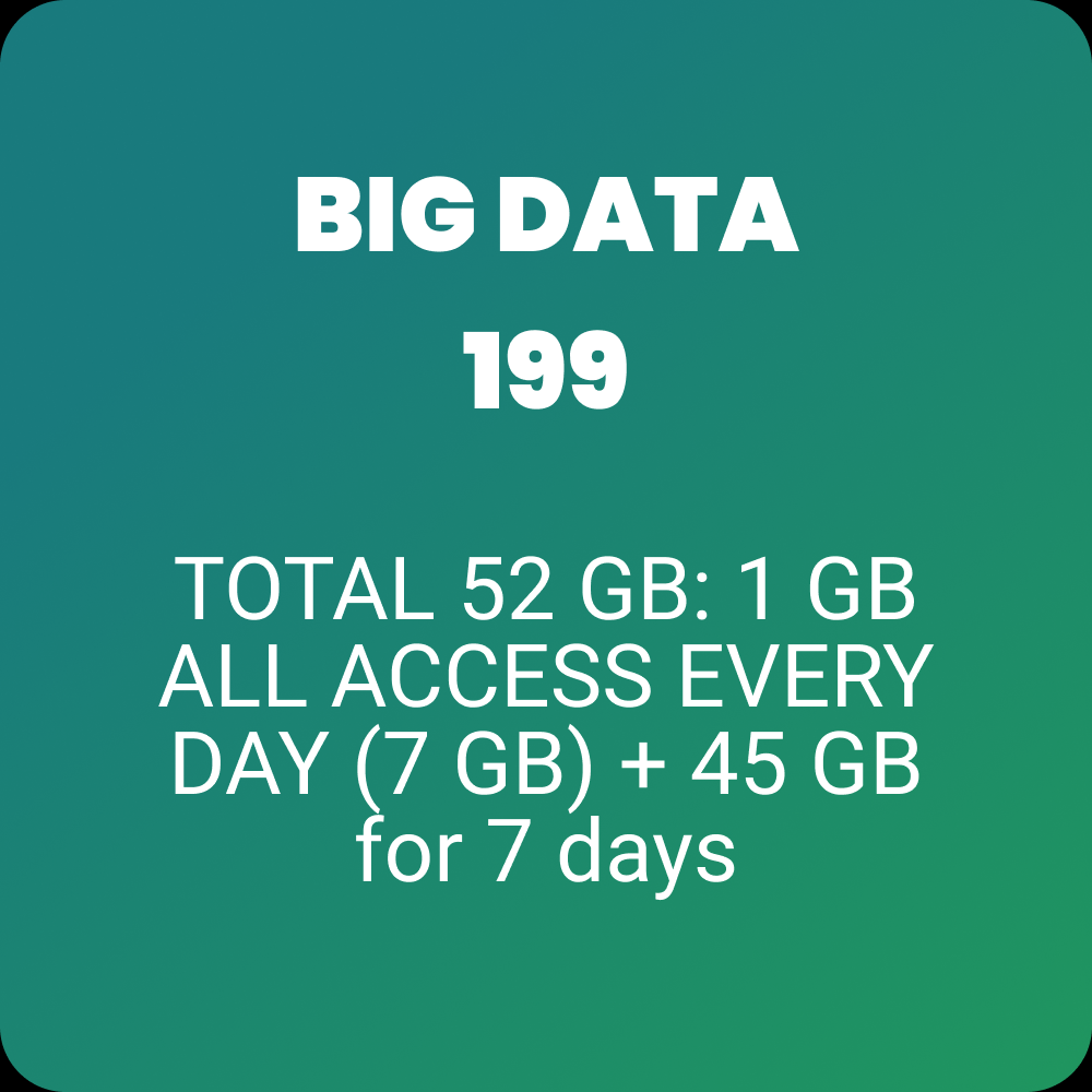 BIG DATA 199